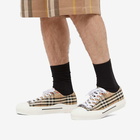 Burberry Men's Jack Check Sneakers in Archive Beige/White