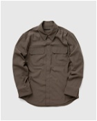 Helmut Lang Military Shirt Brown - Mens - Longsleeves