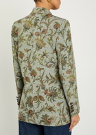 Etro Patterned Double-breasted Woven Blazer Multicoloured 1