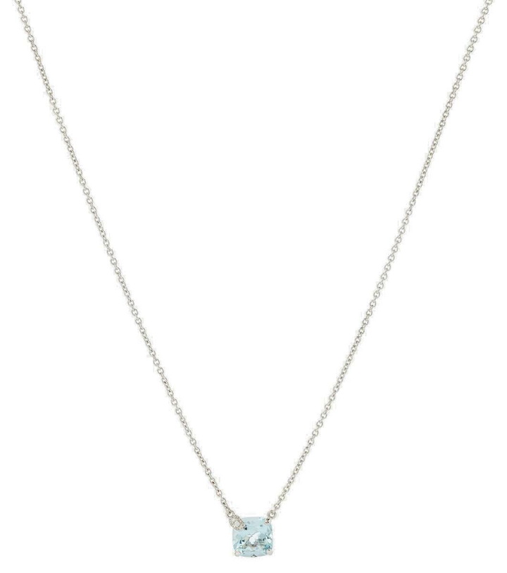 Photo: Bucherer Fine Jewellery Peekaboo 18kt white gold necklace with aquamarine and diamonds