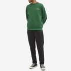 Lacoste Men's Robert Georges Core Crew Sweat in Green