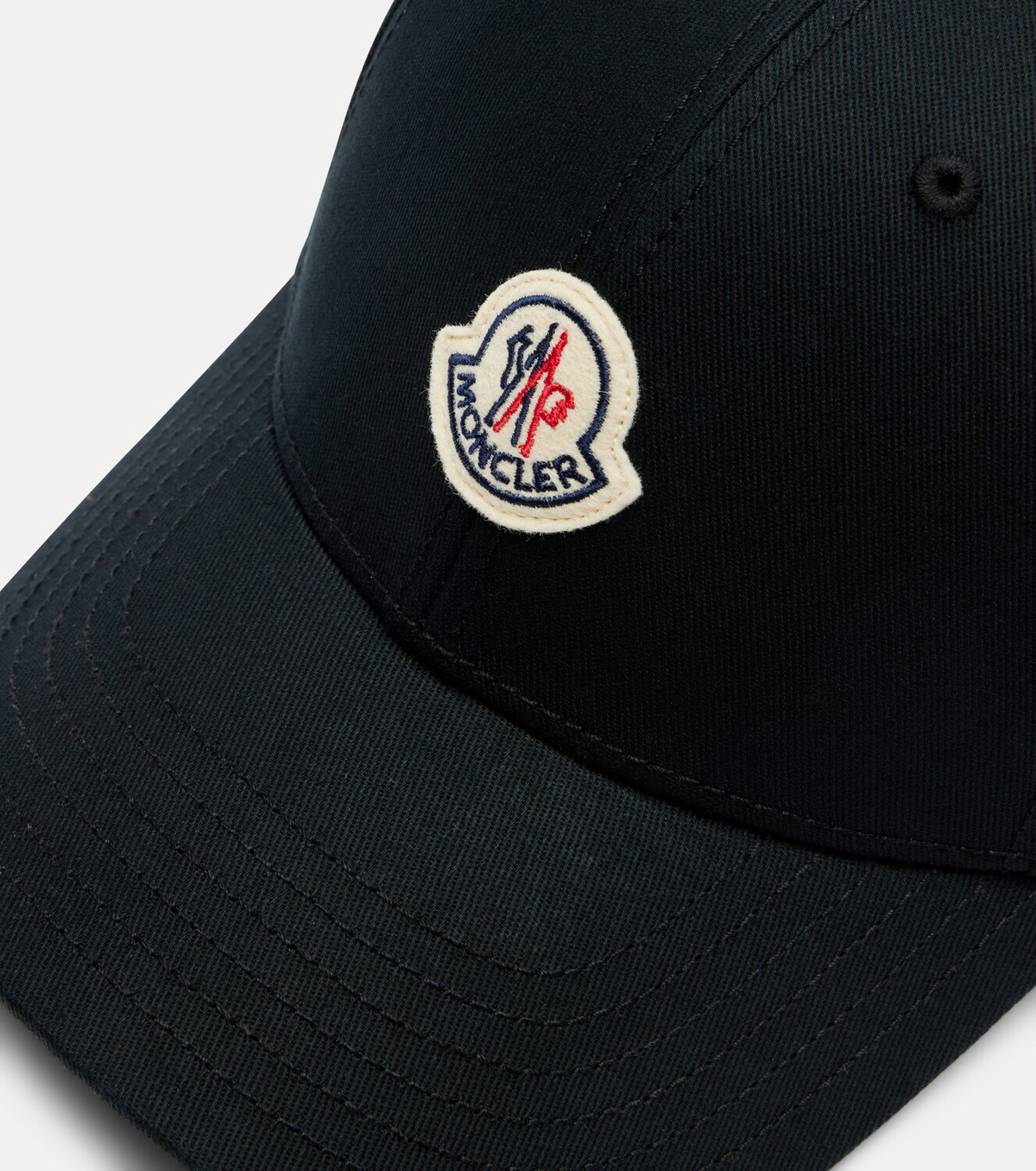 Moncler Logo cotton baseball cap