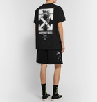 Off-White - Undercover Logo-Print Cotton-Jersey T-Shirt - Black