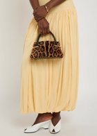 Givenchy Pinch Mini Leopard Calf-hair top Handle bag - One Size