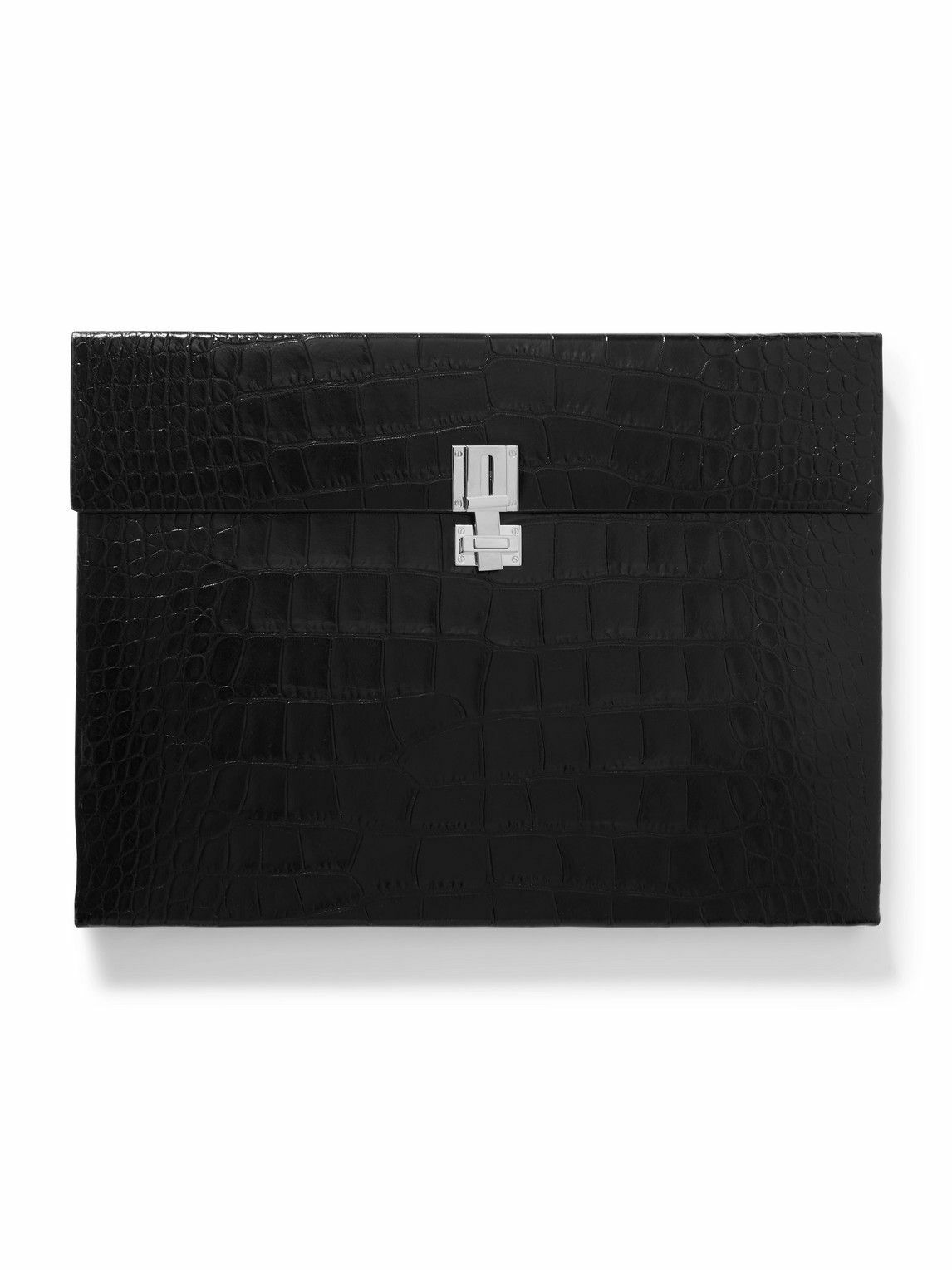 TOM FORD - Logo-Embellished Full-Grain Leather iPhone 13 Pro