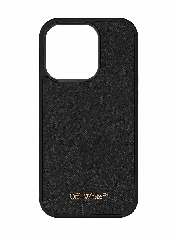 Photo: OFF-WHITE Iphone 14 Pro Logo Tech Cover