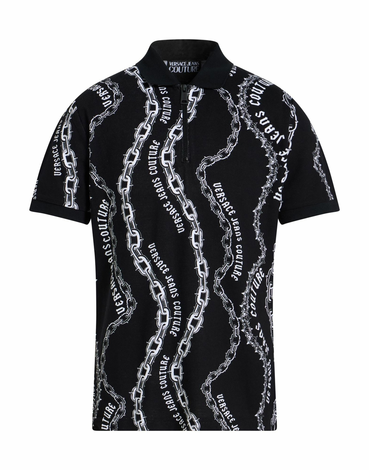 Versace Jeans Couture Mens Polo shirt in Black