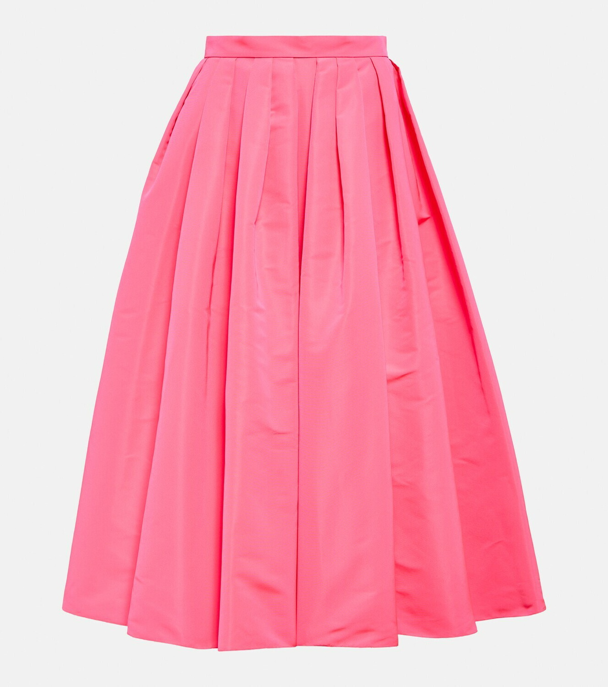 スカート ALEXANDER MCQUEEN COTTON MIDI SKIRT Alexander McQueen Pleated floral cotton midi skirt Alexander
