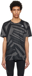 adidas Originals Black & Gray Own The Run T-Shirt