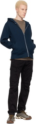C.P. Company Black Stretch Sateen Ergonomic Lens Cargo Pants