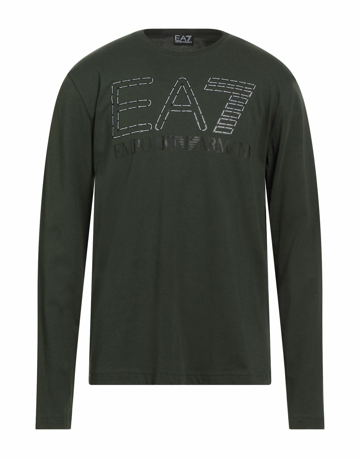 Ea7 Mens T-shirt Military in Green