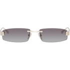 Balenciaga Silver 'Gossip Everyday' Sunglasses