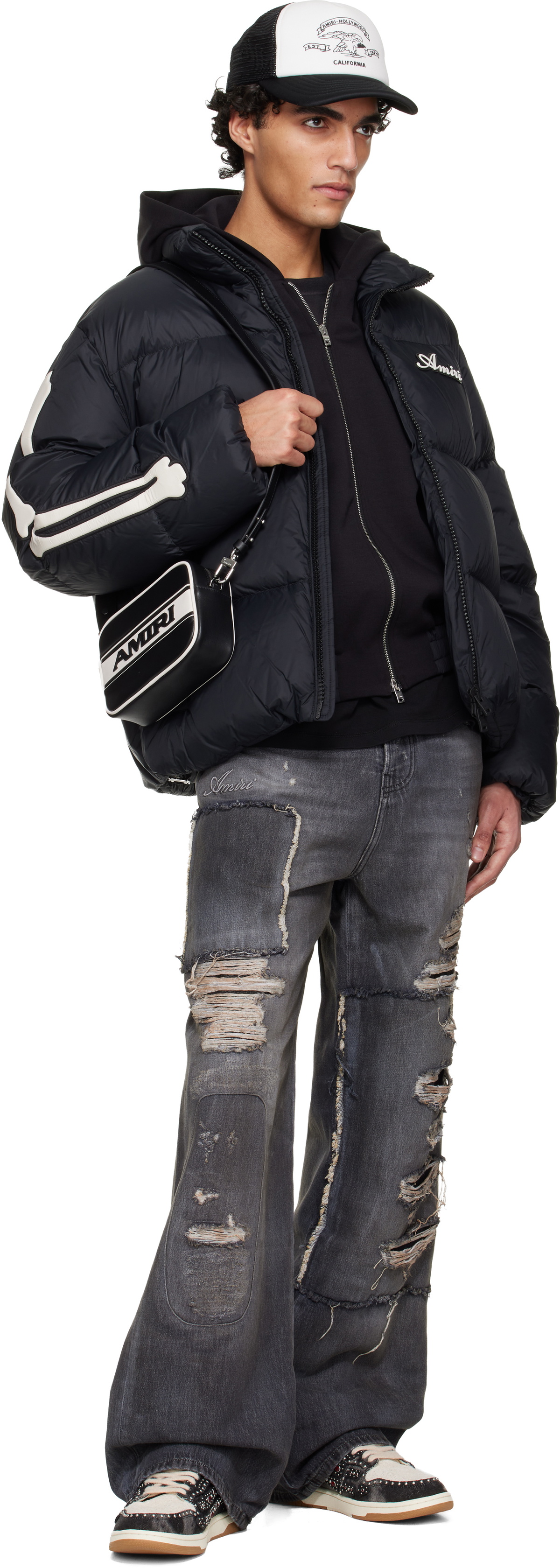 AMIRI Black 'AMIRI' Sport Camera Bag