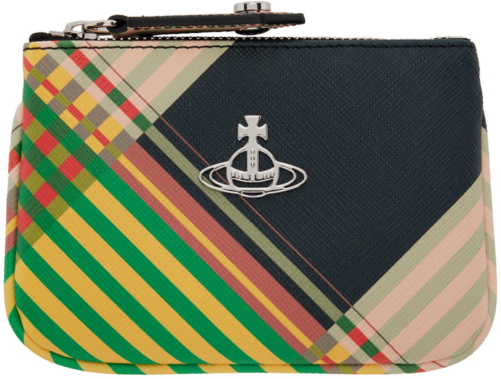 Photo: Vivienne Westwood Multicolor Saff Print Coin Pouch