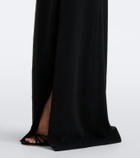 Costarellos Terrin embellished crêpe gown