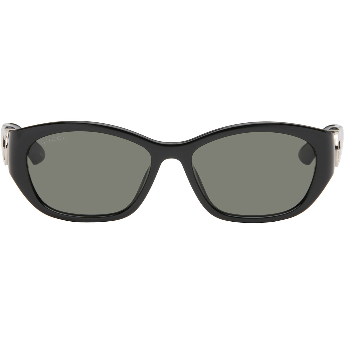 Gucci Black Hailey Round Sunglasses
