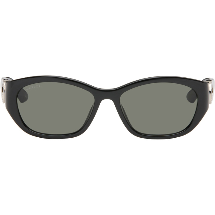 Photo: Gucci Black Hailey Round Sunglasses