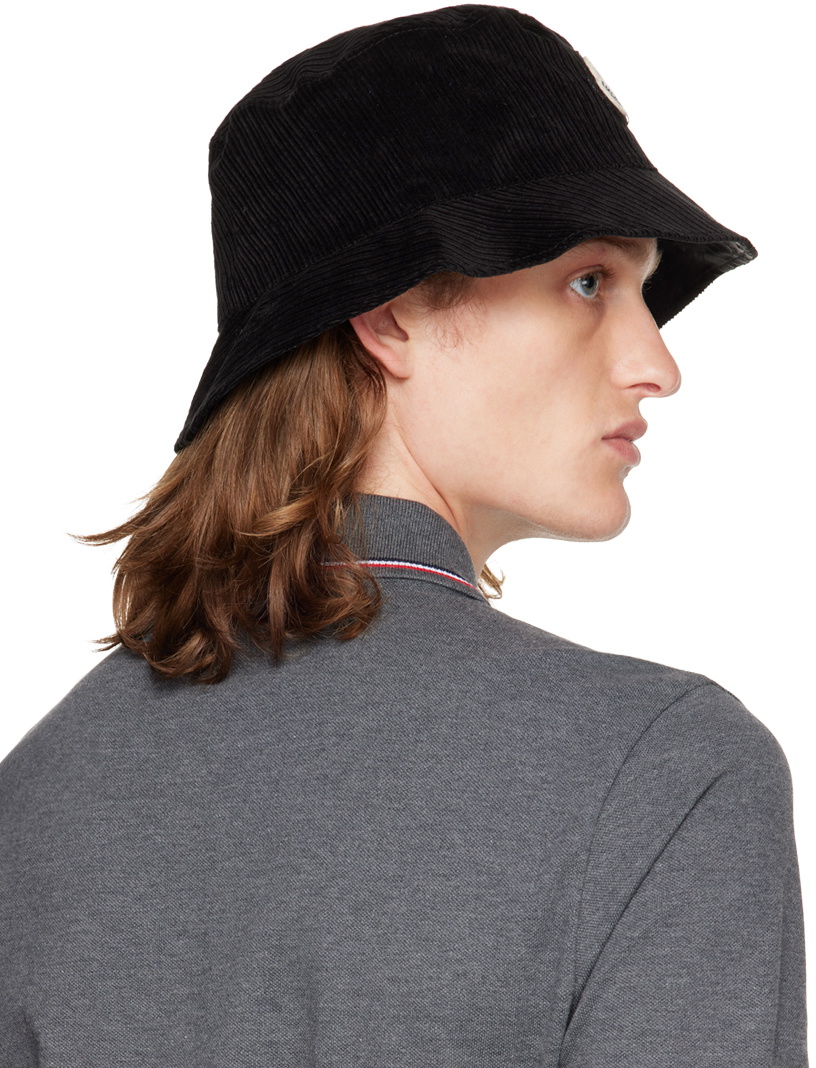 Moncler Black Reversible Bucket Hat Moncler