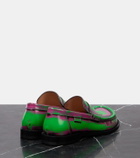 Loewe Campo leather loafers
