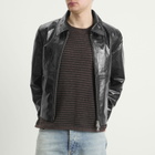 Won Hundred Men's Dutton Leather Jacket in Black
