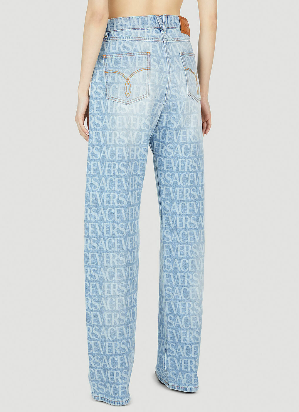 Monogram Straight Leg Jeans