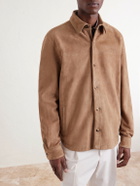 Boglioli - Suede Overshirt - Neutrals