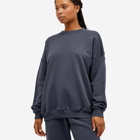 Adanola Women's Oversized Crew Sweater in Midnight Blue