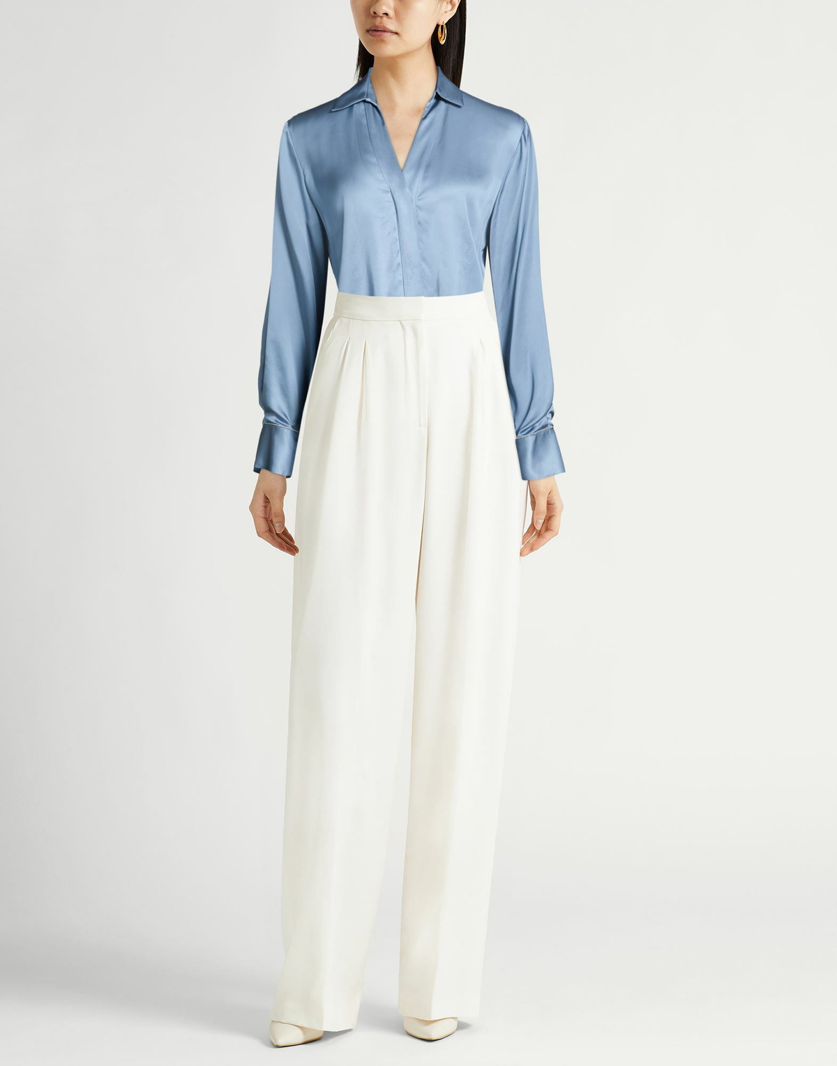 Peserico Womens Shirt Slate in Blue