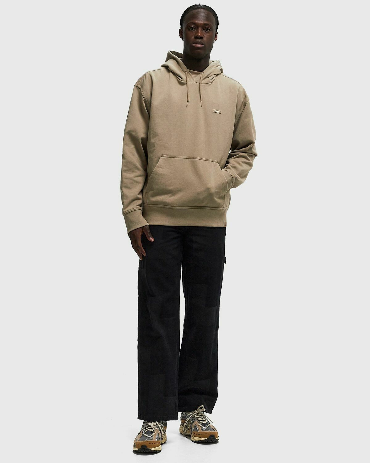 DICKIES CLANCY HEAVYWEIGHT HOODIE Beige Mens Hoody