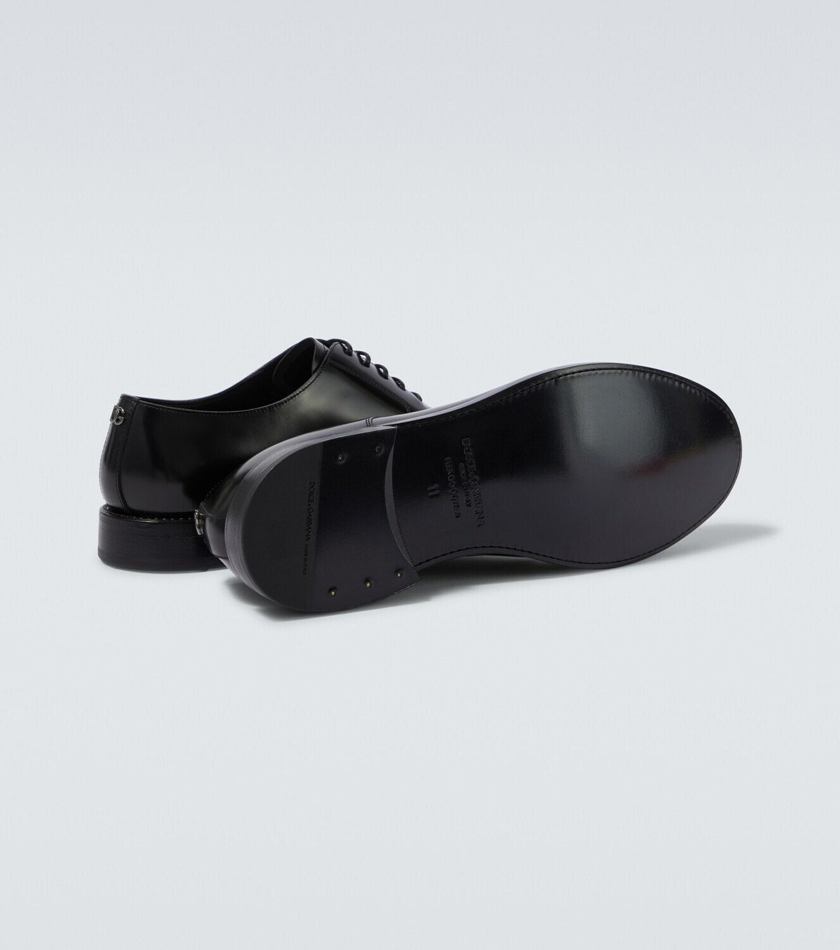 Dolce&Gabbana DG Night leather Derby shoes
