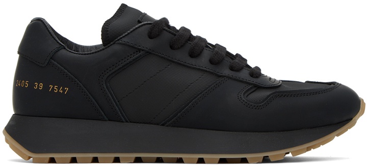 Photo: Common Projects Black Track 76 Sneakers
