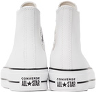 Converse White Chuck Taylor All Star Lift Leather High Top Sneakers