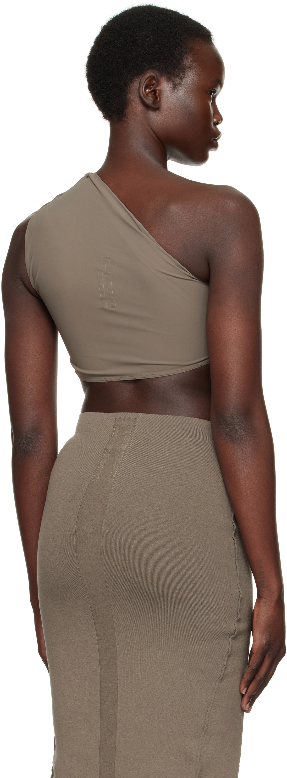 Rick Owens Gray Hollywood Hydra Bikini Top