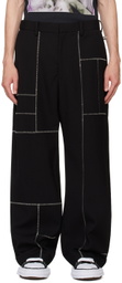 doublet Black Frankenstein Cutting Trousers