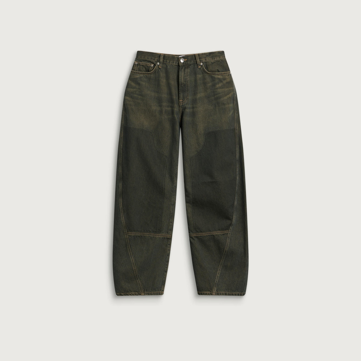 END. x Samsøe Samsøe Women's Saharpo Cut Jeans in Dark Gold Denim