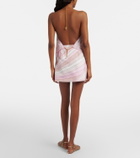 Pucci Iride silk twill miniskirt