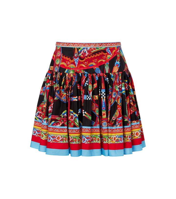 Photo: Dolce&Gabbana Caretto cotton miniskirt