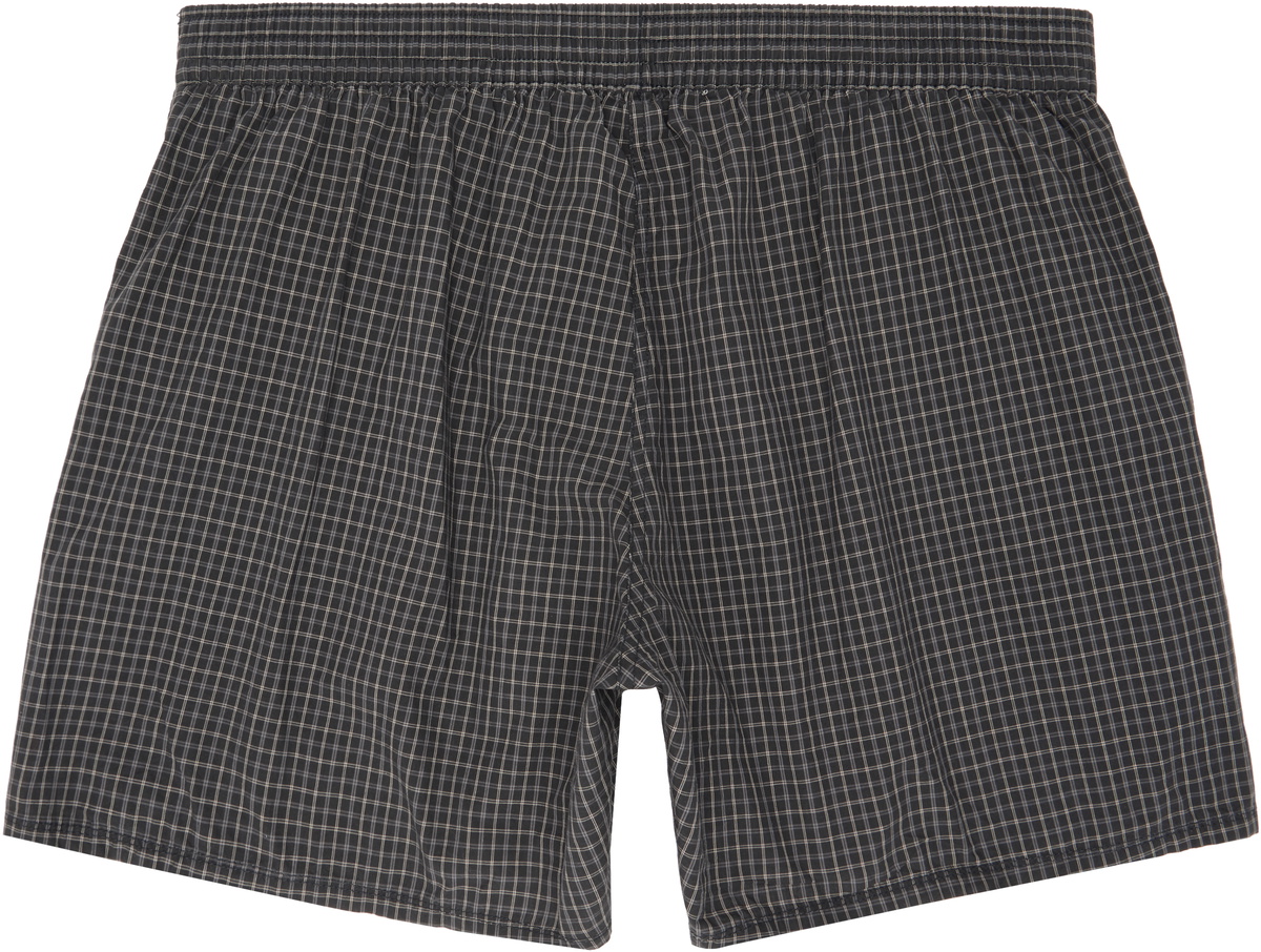 ERL Black Mini Plaid Boxers