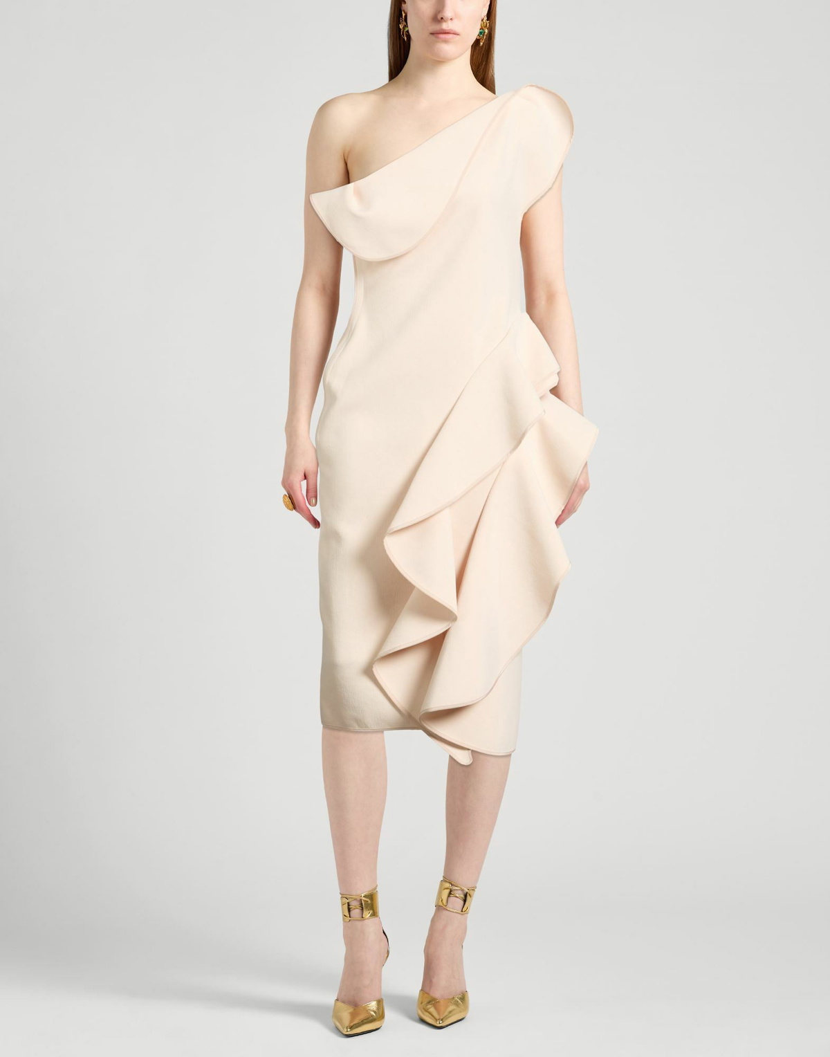 Maticevski Womens Midi dress in Beige