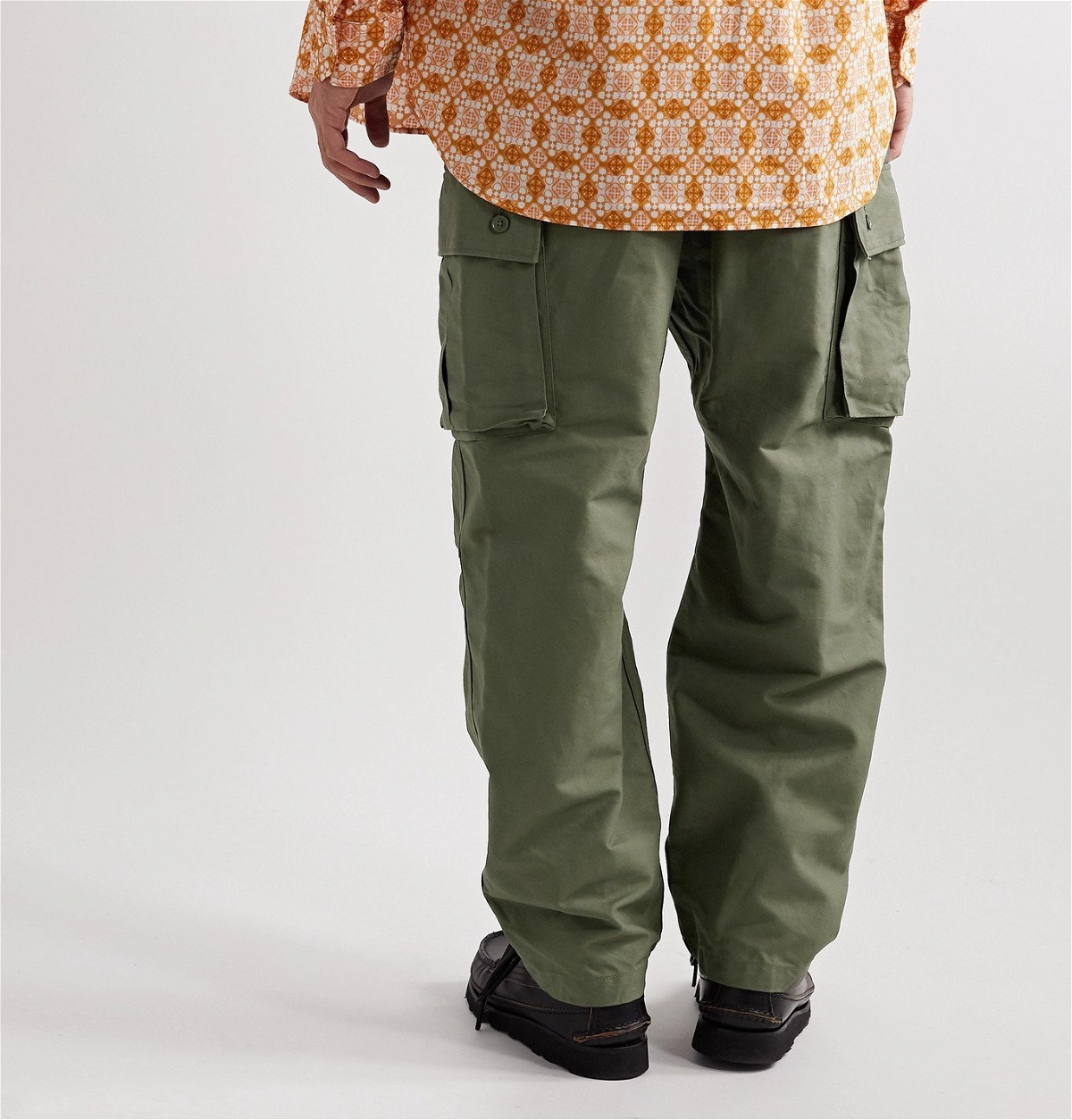 Engineered Garments - Cotton Cargo Trousers - Green Engineered Garments