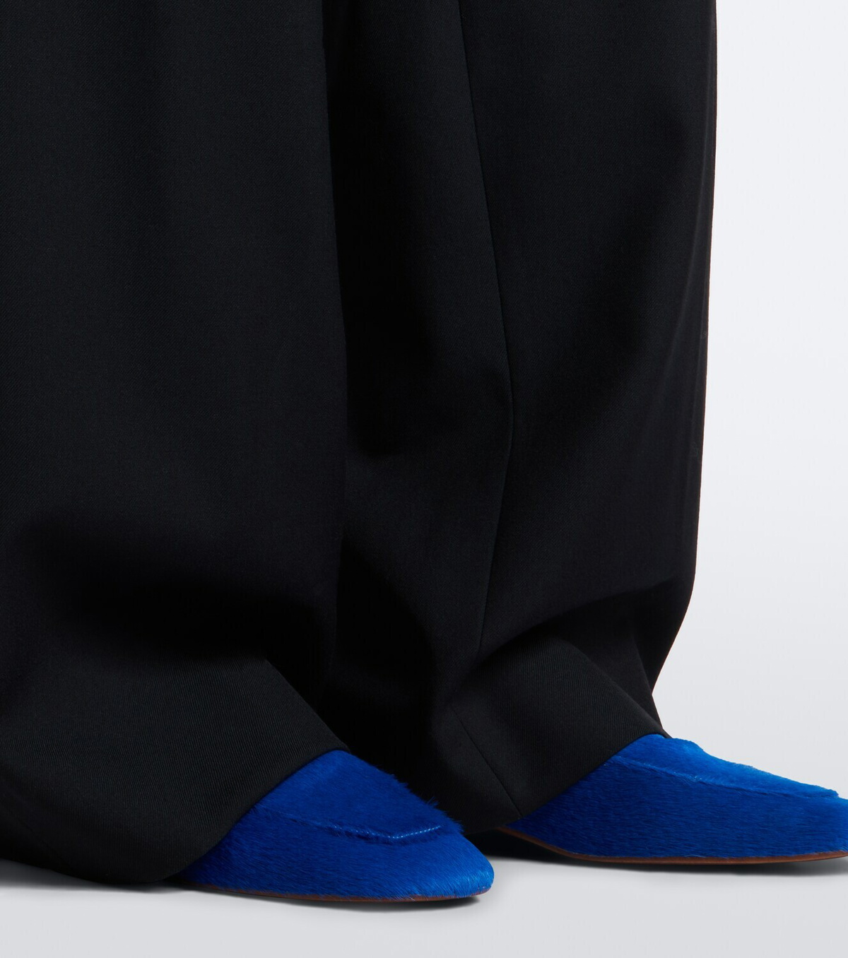 Dries Van Noten Calf hair loafers