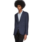 PS by Paul Smith Navy Check Unlined Blazer