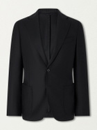 De Petrillo - Posillipo Wool and Cashmere-Blend Twill Suit Jacket - Black