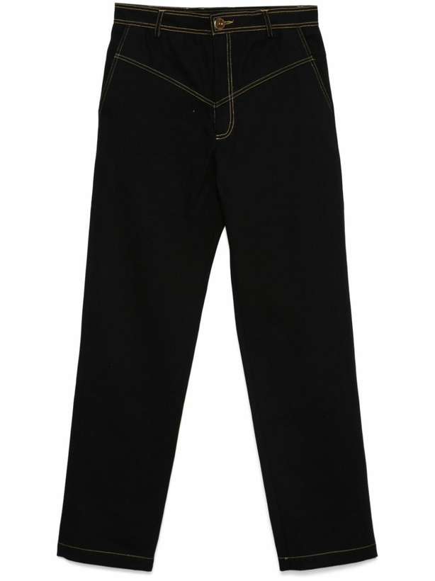 Photo: Labrum London Monogram Straight-Leg Jeans