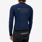 Pas Normal Studios Men's Mechanism Thermal Long Sleeve Jersey in Navy