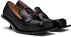 FIDAN NOVRUZOVA Black Barry Kitten Loafer Heels