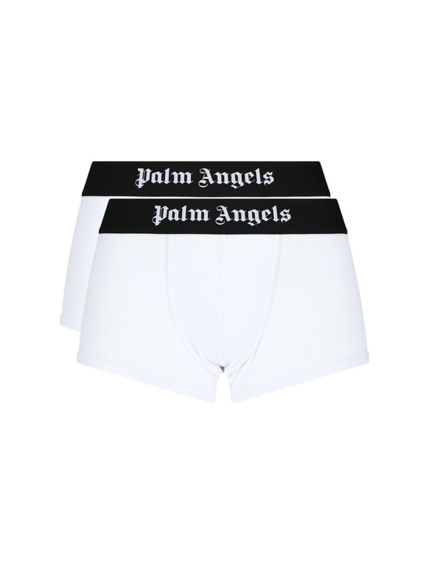 Photo: Palm Angels Classic Logo-waistband Boxers