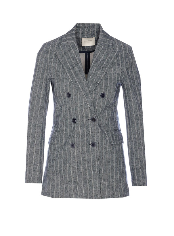 Photo: Circolo 1901 Double Breasted Striped Jacket