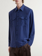 SAINT LAURENT - Voile Shirt - Blue