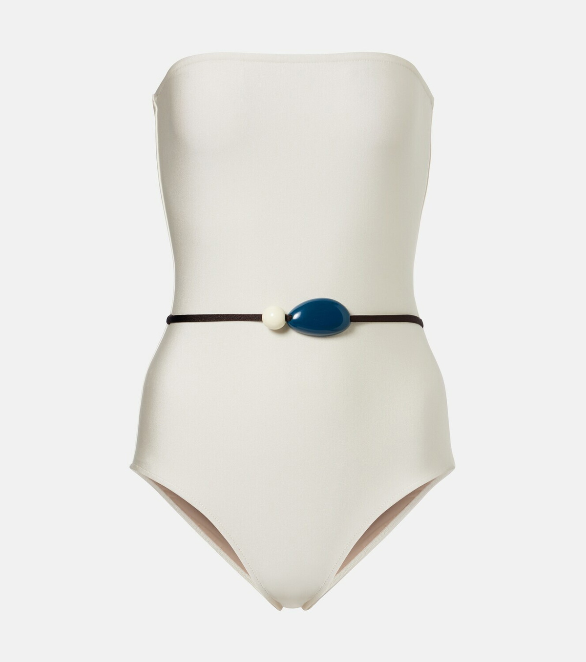 Adriana Degreas Belted embellished swimsuit